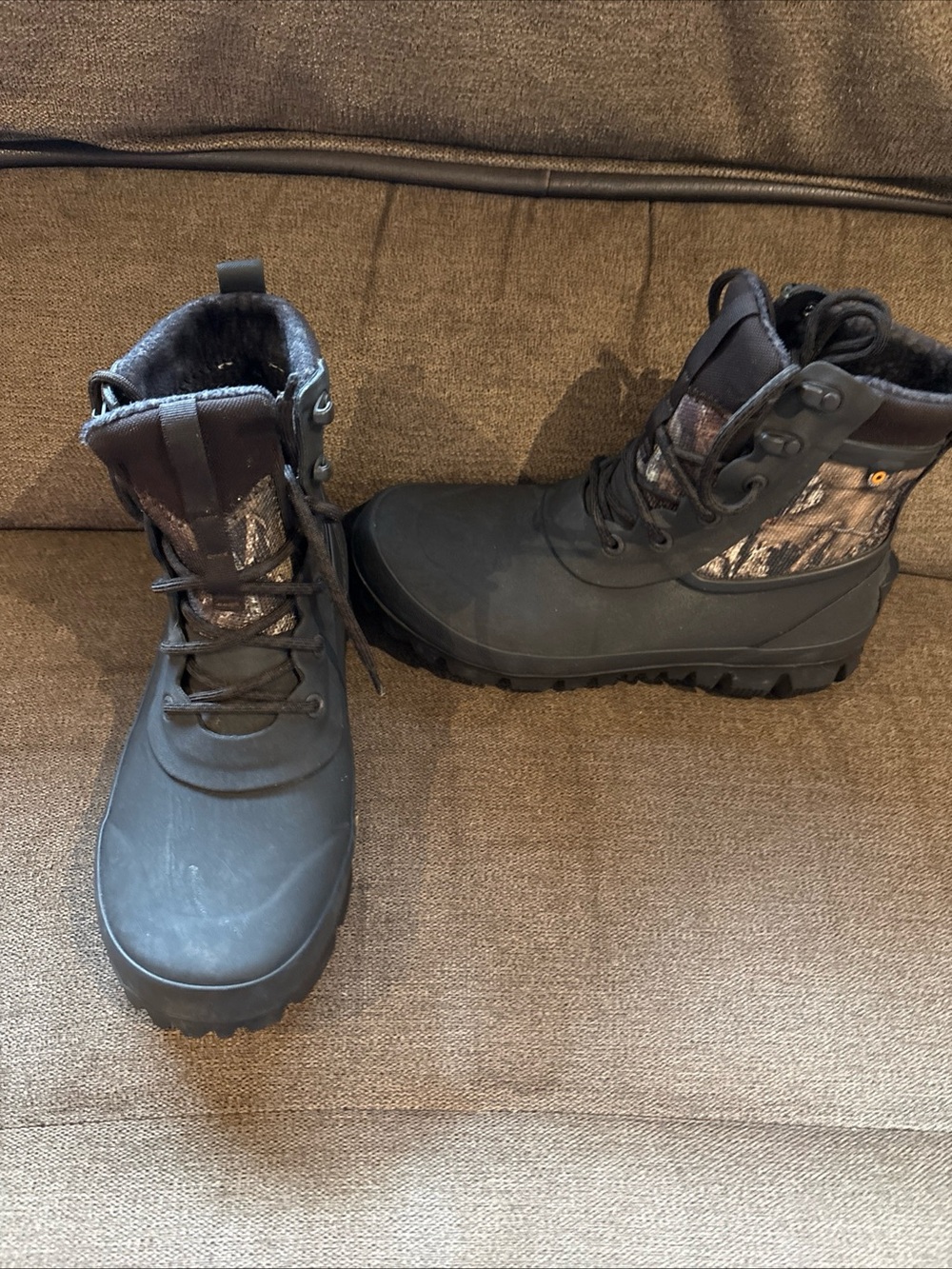 Bogs Mens Arcata Urban Mid Winter Boot Chocolate Camo Men's Size 9
